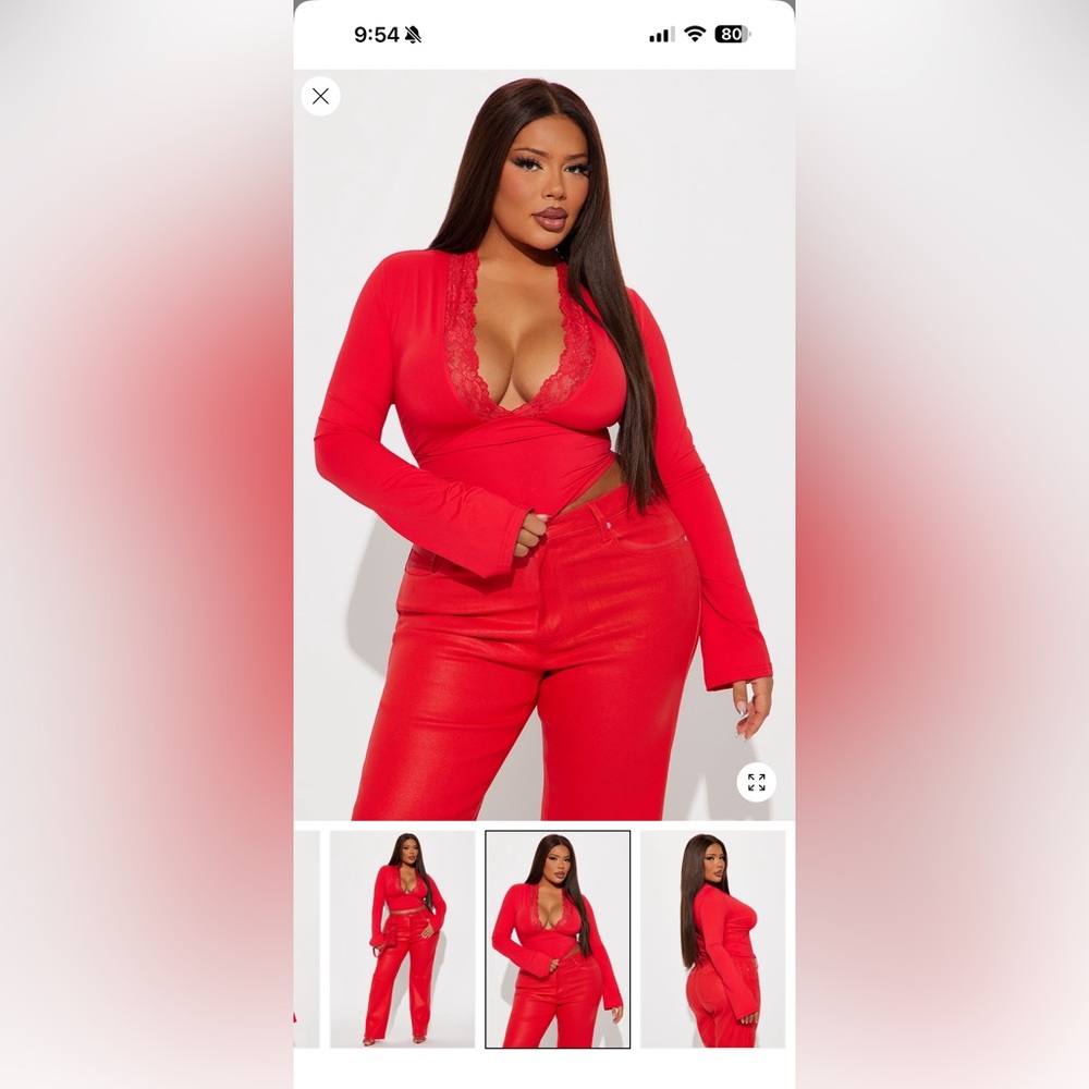 Fashionnova Sarai Lace Top